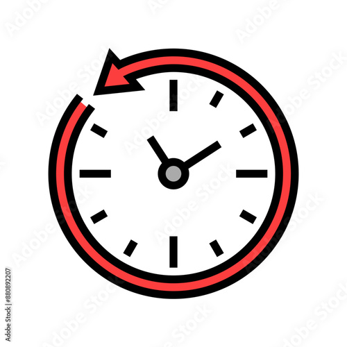 anti aging product label caution color icon vector. anti aging product label caution sign. isolated symbol illustration