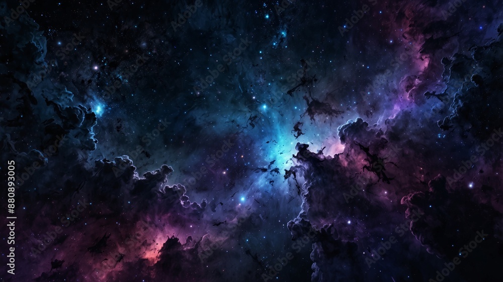 Naklejka premium background with space, generative ai