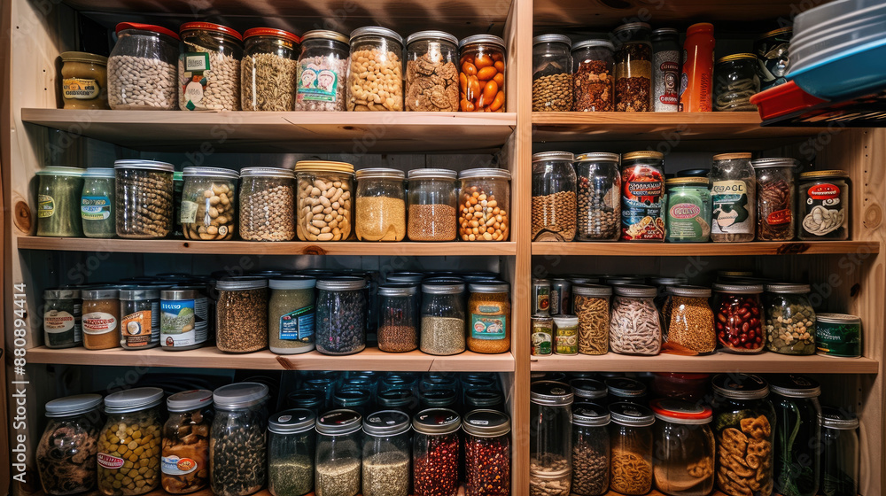 custom made wallpaper toronto digitalA well-stocked pantry with neatly organized canned goods and dry foods