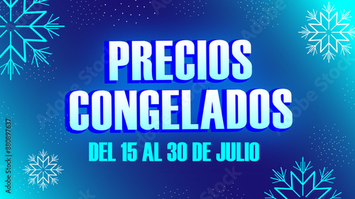 Background web editable, landepage, precios congelados, promo web.