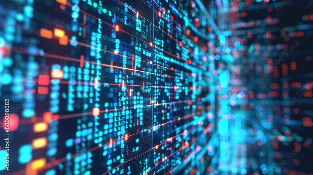 Concept of Digital Network Data Technology Concept of Digital Network Data Technology