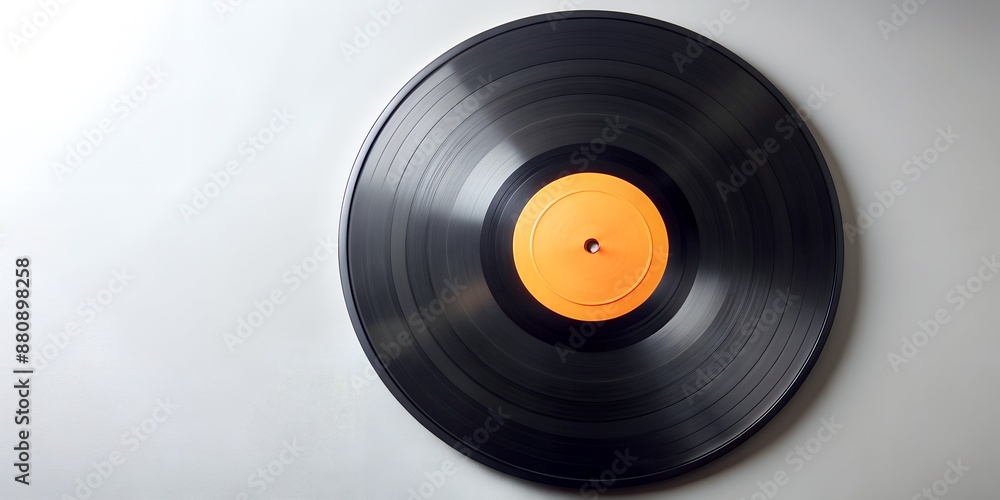 Fototapeta premium Schallplatte Vinyl Schellack Vinylscheibe Scheibe Platte AI Generative