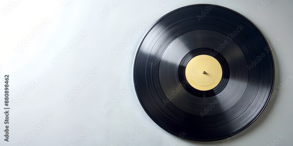 Fototapeta premium Schallplatte Vinyl Schellack Vinylscheibe Scheibe Platte Generative By AI