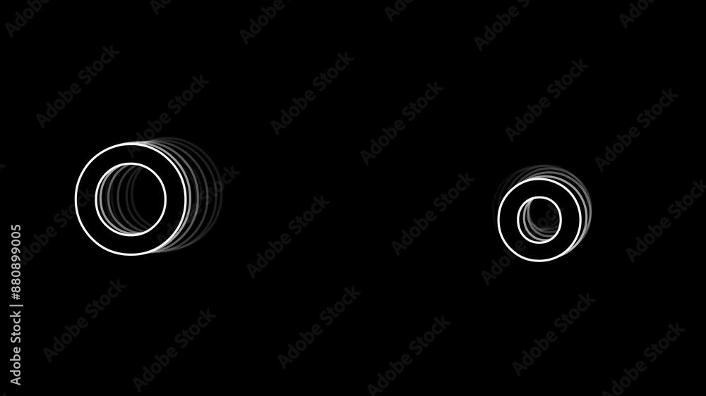 Echo text effect letter o animation Echo text effect letter o animation