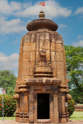 Exterior of the Shree Mukteswara Temple in Bhubaneswar, Odisha, India, Asia photo