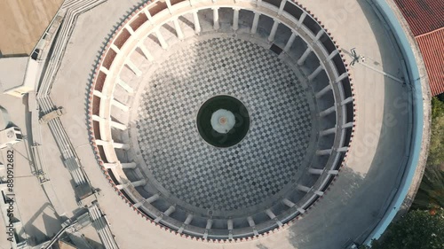 Zappeion Hall Neoclassical Megaron Athens Aerial Cinematic footage 50 fps