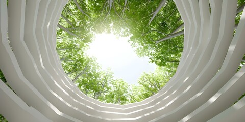 Biomimicry in architecture uses natureinspired design to enhance sustainability and efficiency. Concept Sustainable Architecture, Nature-Inspired Design, Biomimicry, Efficiency, Building Innovations