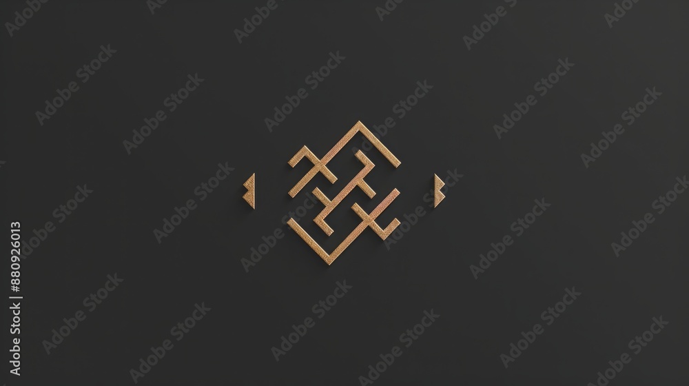 Obraz premium Lifestyle Brand Logo, Minimalist Typography, Versatile Design, Quality and Style, Commitment to Timelessness