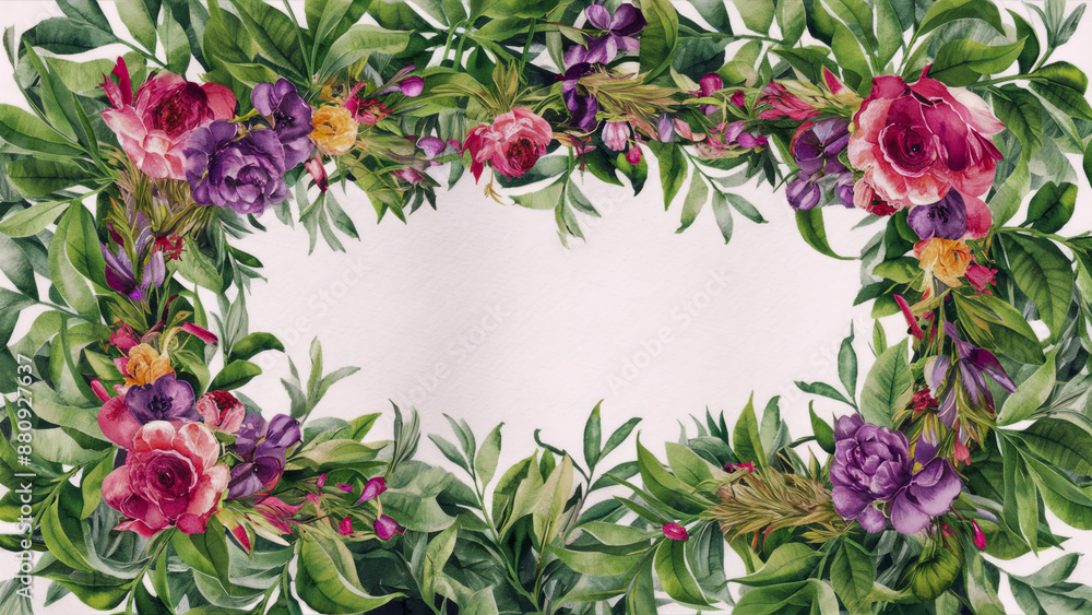 frame of flowers frame of flowers