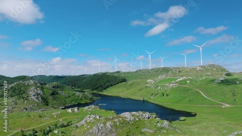 Wind Turbines in Western Norway