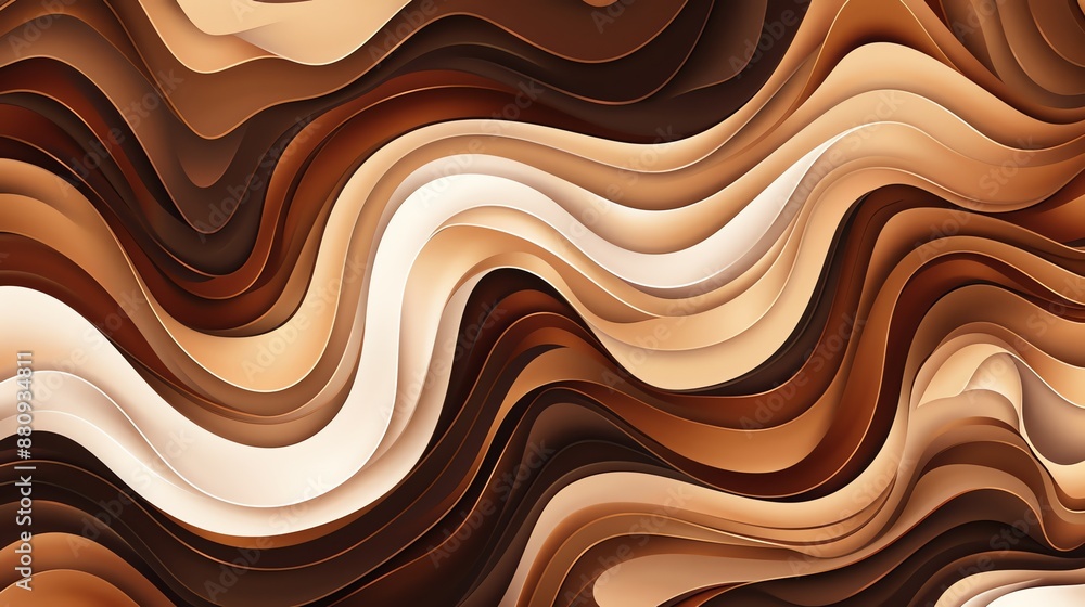 flowing wavy pattern background in shades of brown and beige flowing wavy pattern background in shades of brown and beige