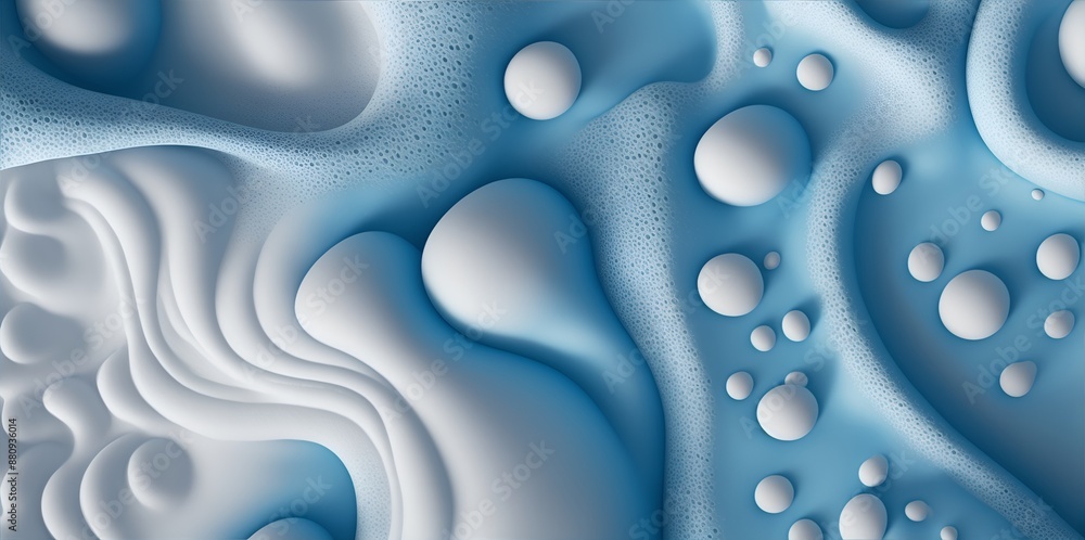 Intricate Blue Bubble Pattern: A Gel-Like Exploration Intricate Blue Bubble Pattern: A Gel-Like Exploration