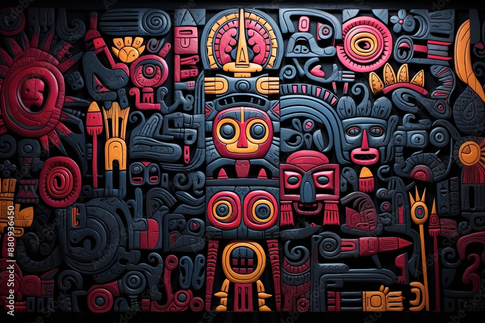 Panama Mola Tapestry Panama Mola Tapestry
