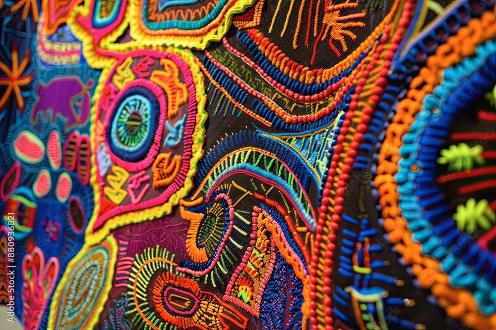 Panama Mola Tapestry Panama Mola Tapestry