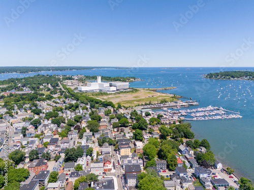 Drone photo Salem Massachusetts, USA