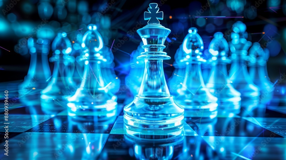 Chess board game concept of business ideas and competition and strategy ideas Chess board game concept of business ideas and competition and strategy ideas