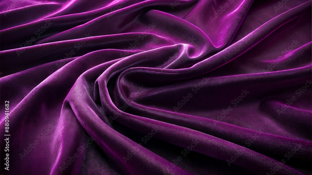 Obraz premium A purple fabric with a pattern of lines and swirls