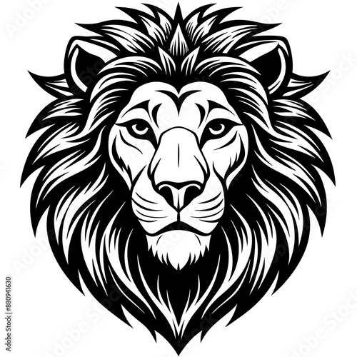 lion head illustration