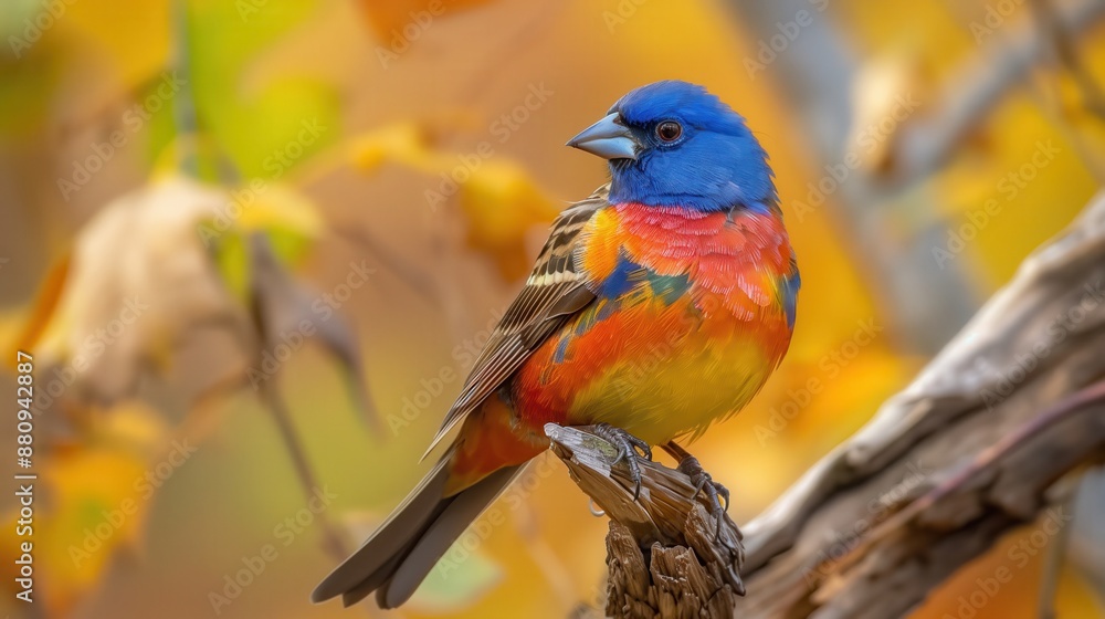 Painted Bunting in North American forests, ornithology, beautiful bird, wildlife photography, natural habitat, colorful bird, vibrant colors, blurred background, fauna, nature, wildlife Painted Bunting in North American forests, ornithology, beautiful bird, wildlife photography, natural habitat, colorful bird, vibrant colors, blurred background, fauna, nature, wildlife