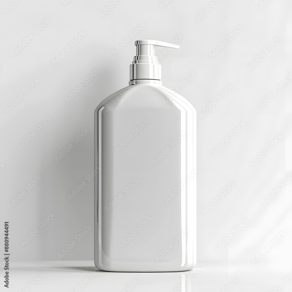 White Body wash, soap, lotion bottle 750ml mock up isolated on white background White Body wash, soap, lotion bottle 750ml mock up isolated on white background
