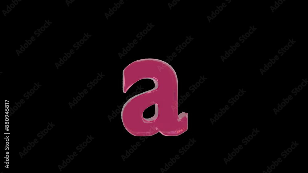 strawberry jelly alphabet, small letter a on the transparent background strawberry jelly alphabet, small letter a on the transparent background