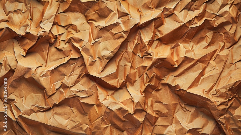 Brown wrinkled paper Brown wrinkled paper