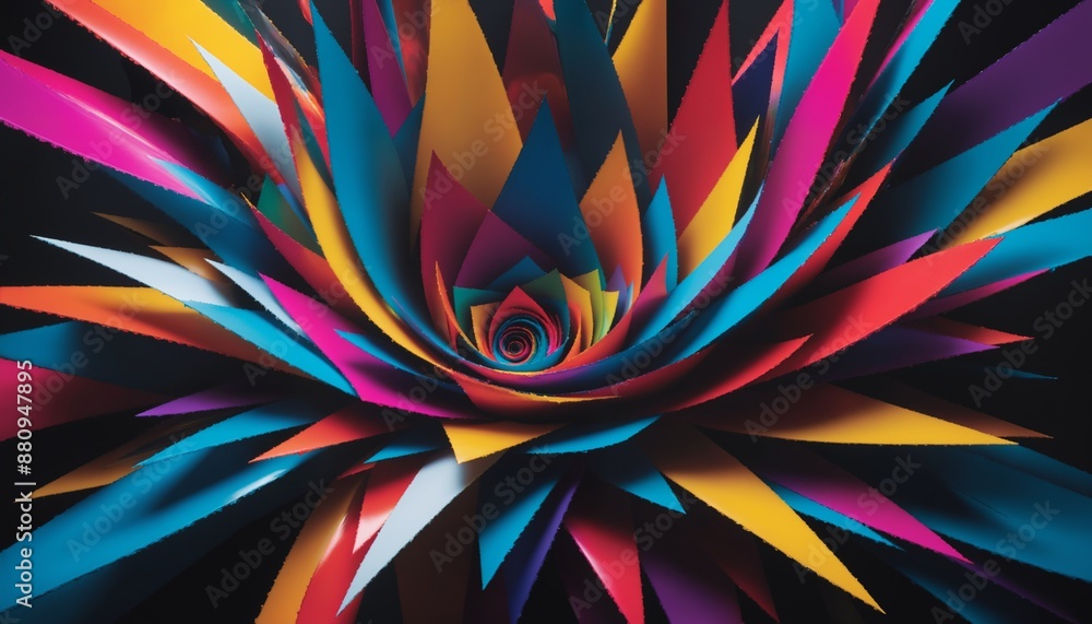 Colorful spiral abstraction Colorful spiral abstraction