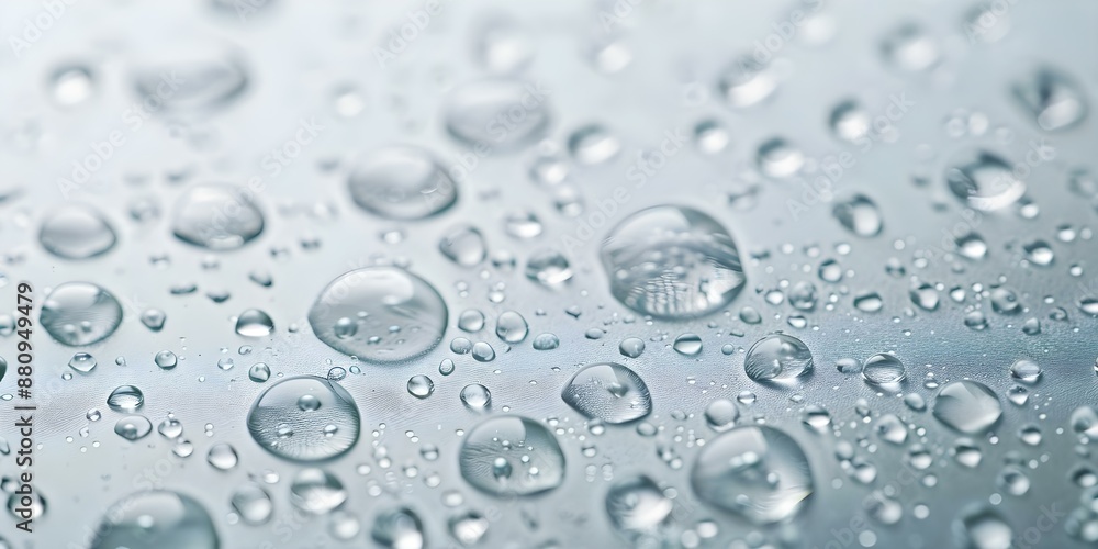 Close-up Image of Water Droplets Representing Hydration for Beauty Products. Concept Hydration, Beauty Products, Water Droplets, Close-up Image, Skincare Close-up Image of Water Droplets Representing Hydration for Beauty Products. Concept Hydration, Beauty Products, Water Droplets, Close-up Image, Skincare