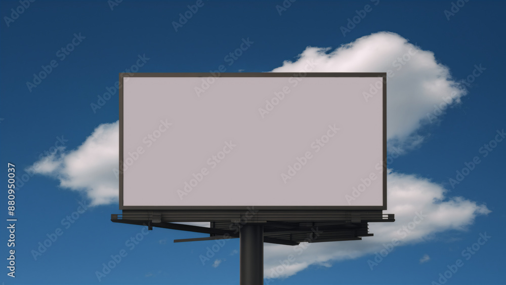blank billboard on blue sky blank billboard on blue sky
