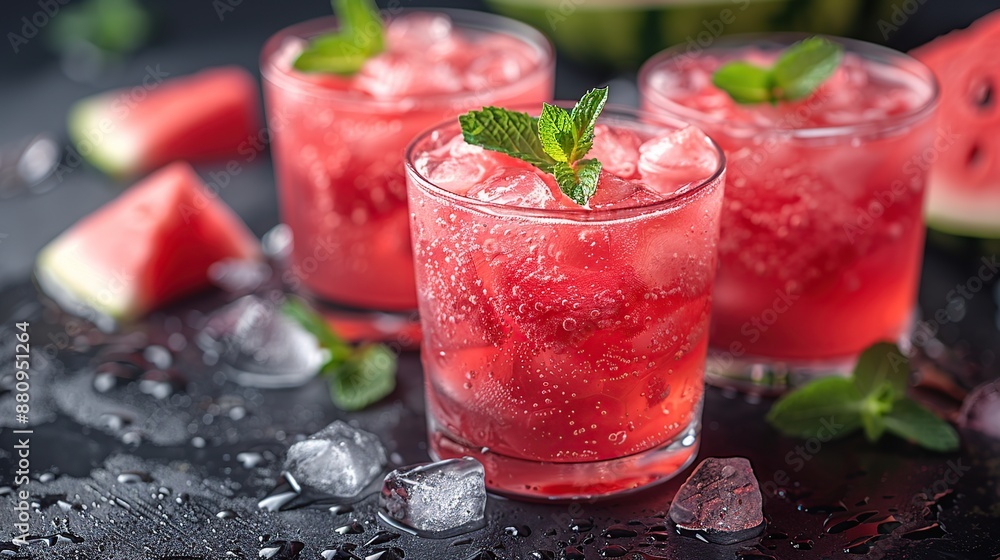 Refreshing Watermelon Drink with Mint Refreshing Watermelon Drink with Mint