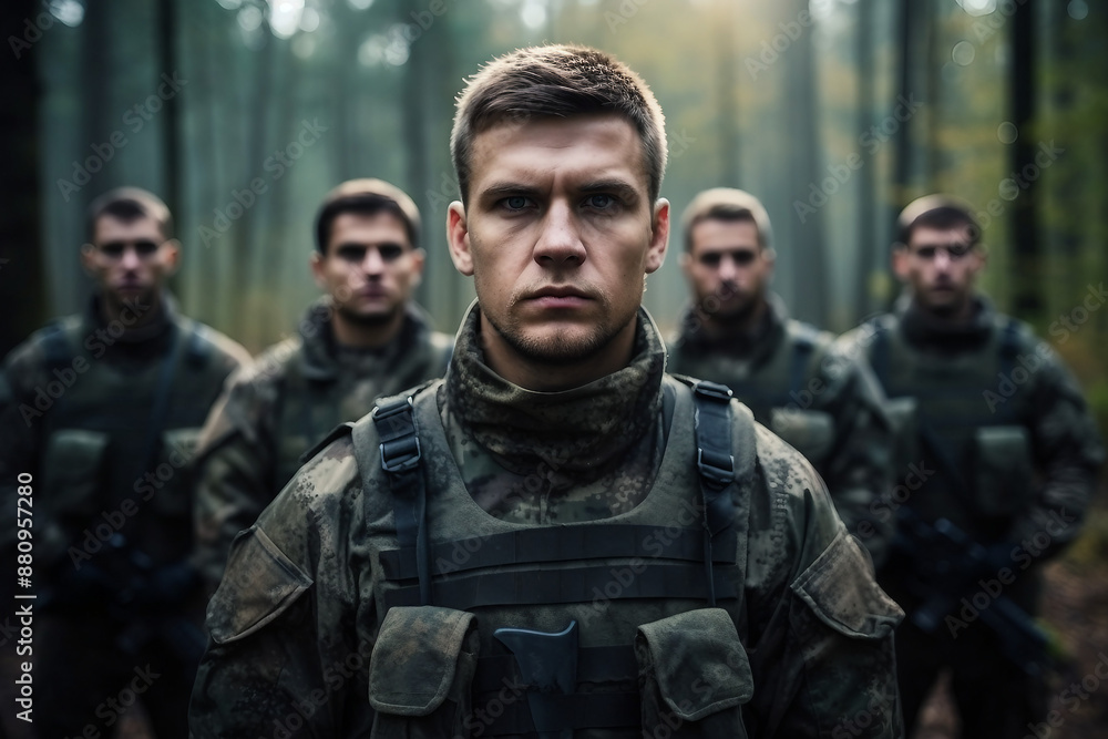 Special forces soldiers go to military operation generative AI Special forces soldiers go to military operation generative AI