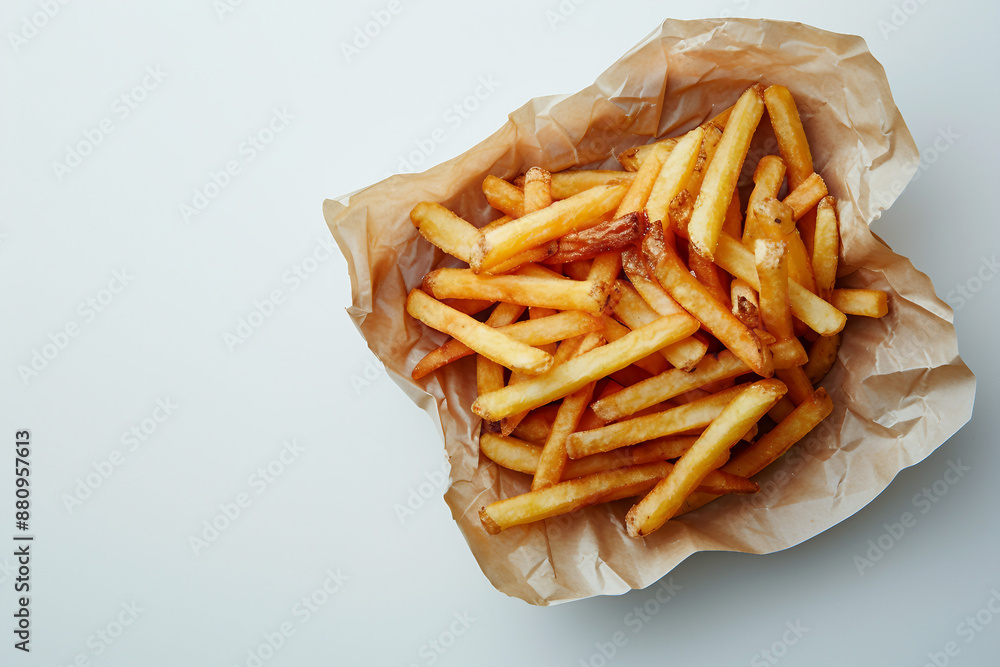 AI generated image of tasty product isolated on white color background generative ai AI generated image of tasty product isolated on white color background generative ai