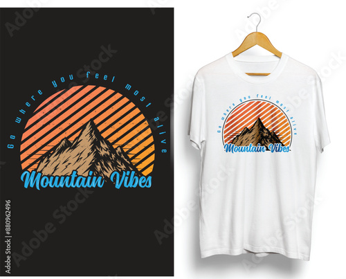 Embark on your next great journey with our "Wilderness Explorer" adventure t-shirt. This design captures the spirit of the outdoors, perfect for those who love to hike, camp, and explore nature. 