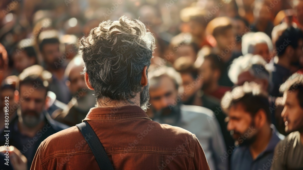 Man in a Crowd Man in a Crowd