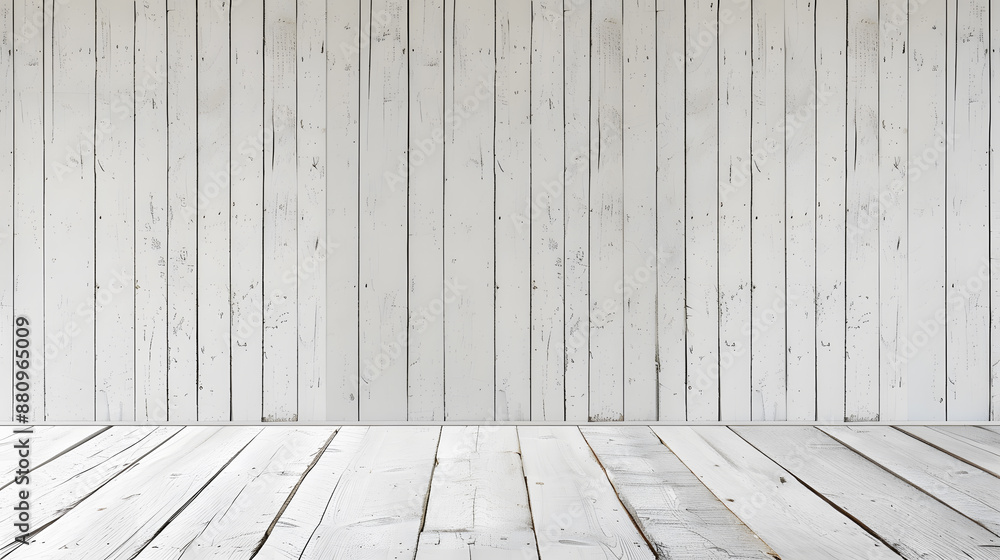 White painted wooden wall background White painted wooden wall background