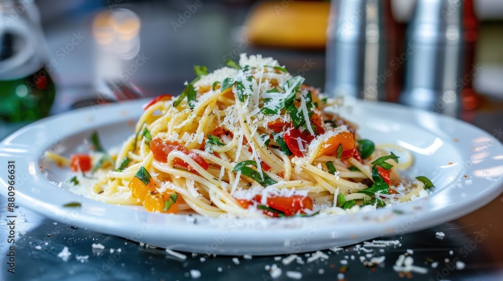 Mouthwatering Pasta Primavera with Fresh Vegetables, Garlic Sauce, and Parmesan Cheese Delight Mouthwatering Pasta Primavera with Fresh Vegetables, Garlic Sauce, and Parmesan Cheese Delight