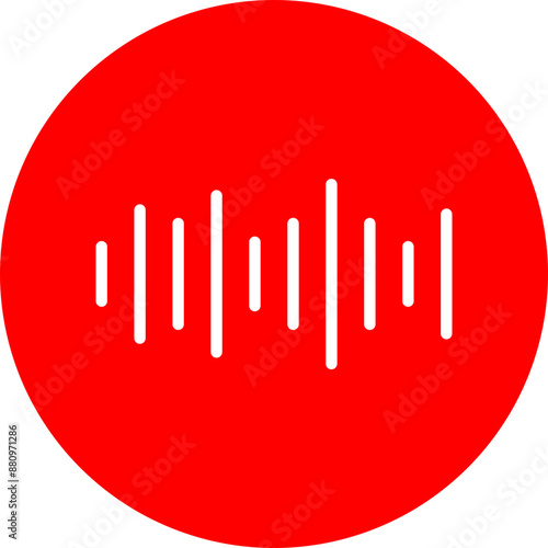 Soundtrack Vector Line White Circle Red