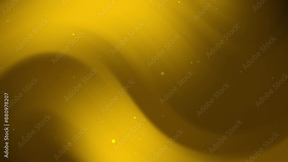 Gold abstract background animation with dust particles. Great for ...