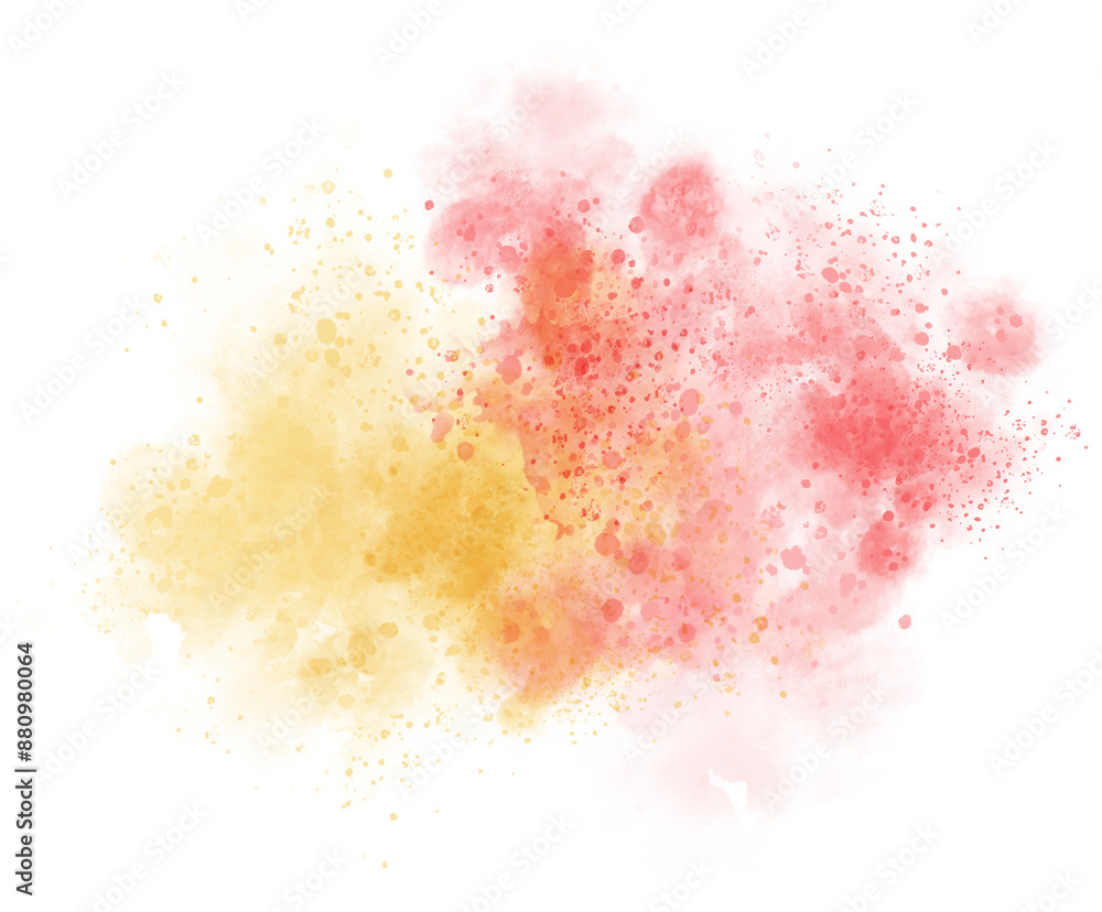 Obraz premium Watercolor stain illustration