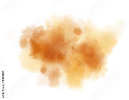 Watercolor stain illustration