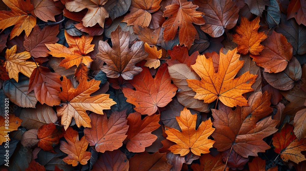 heap of brown fallen leaves flat lay top view autumn background heap of brown fallen leaves flat lay top view autumn background