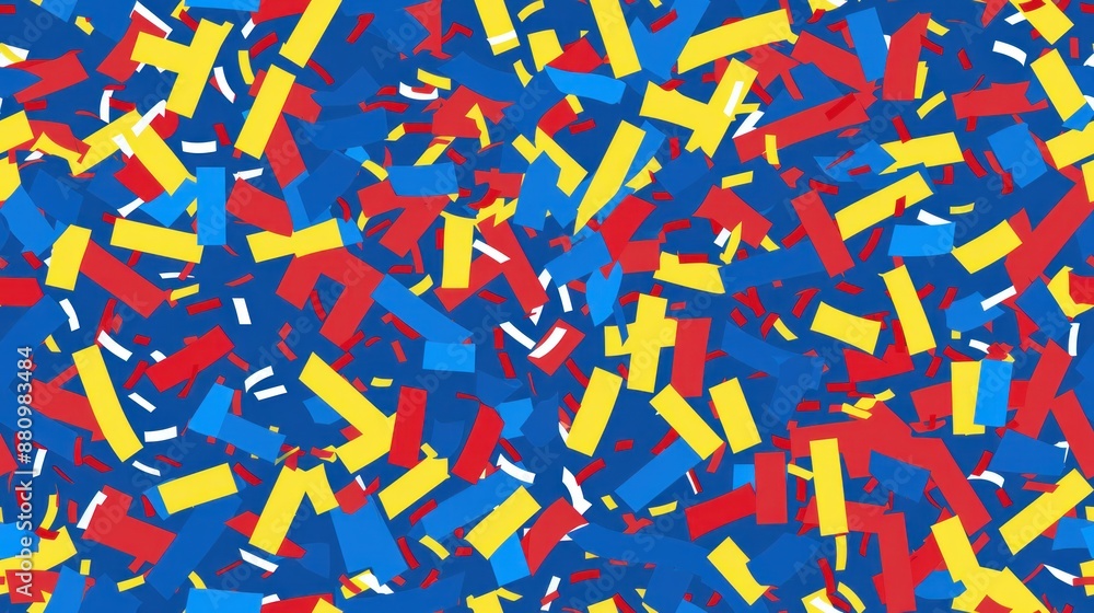 Abstract Background with Colorful Confetti Abstract Background with Colorful Confetti