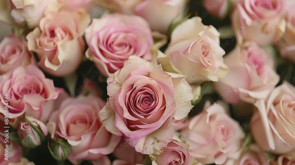 Pink pastel roses bouquet Pink pastel roses bouquet