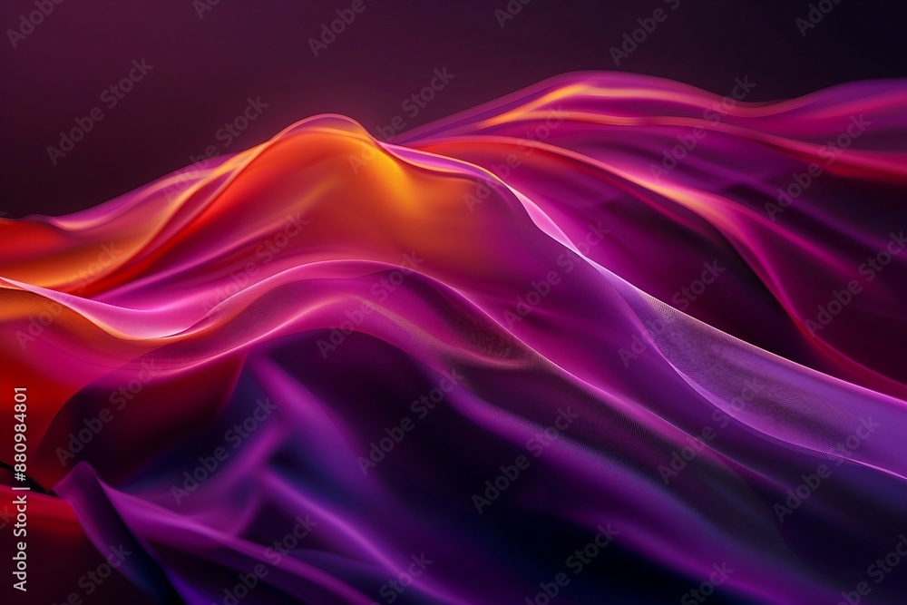 Vibrant Abstract Background with Flowing Purple and Blue Lines, Perfect for Modern Designs. Generative AI Vibrant Abstract Background with Flowing Purple and Blue Lines, Perfect for Modern Designs. Generative AI