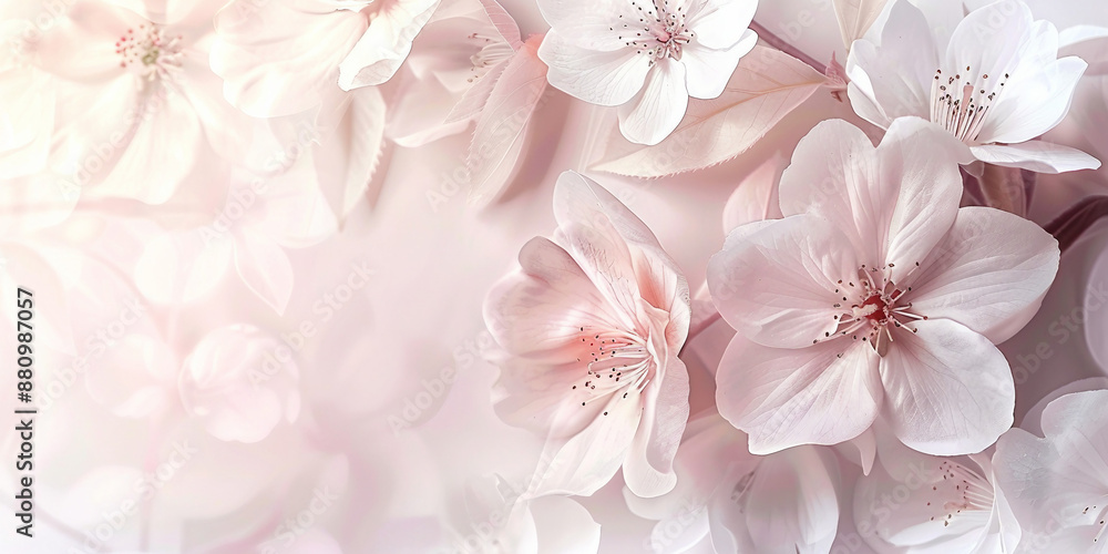 Delicate Pastel Floral Background with Copy Space for Text, Featuring Soft Pink and Purple Blossoms, Perfect for Spring and Summer Events, Weddings, and Greeting Cards Delicate Pastel Floral Background with Copy Space for Text, Featuring Soft Pink and Purple Blossoms, Perfect for Spring and Summer Events, Weddings, and Greeting Cards