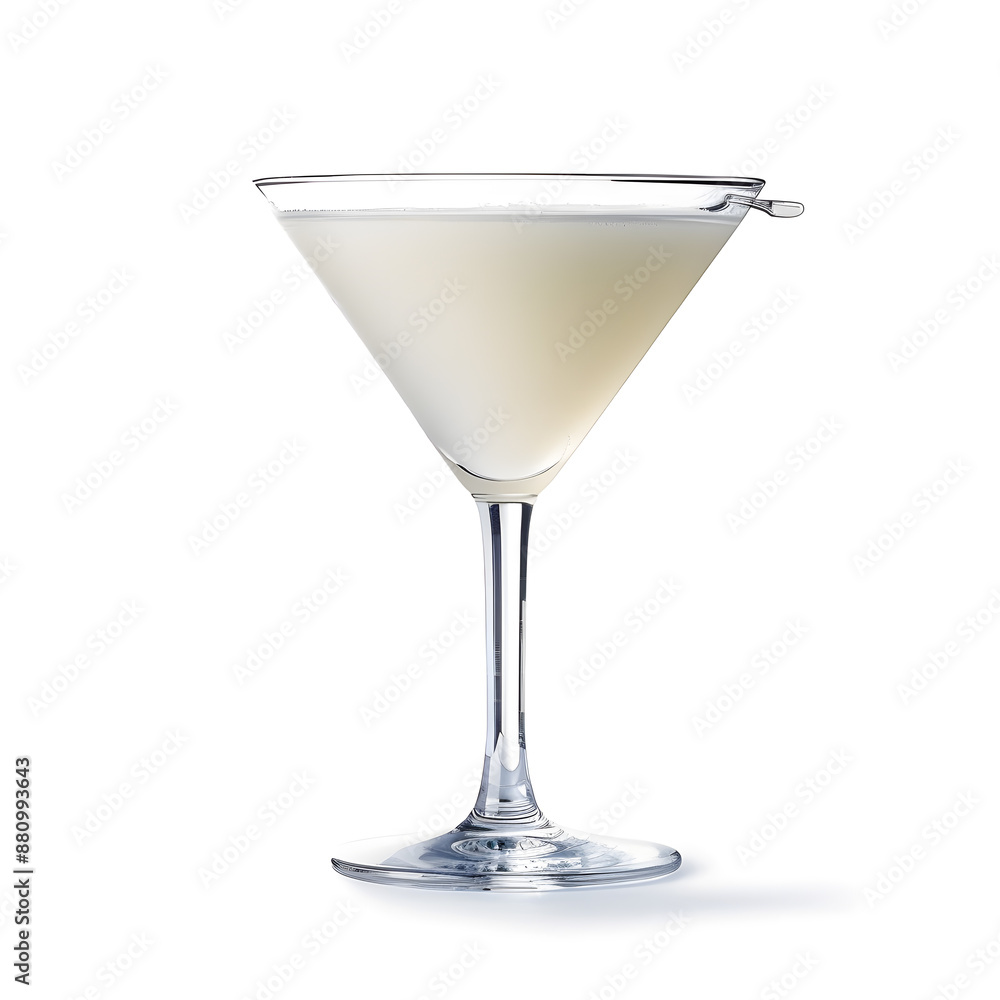 Martini glass isolated on a white background Martini glass isolated on a white background