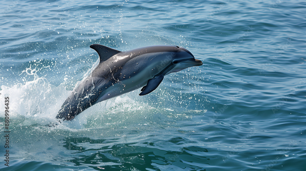 Fototapeta premium 海を泳ぐイルカ