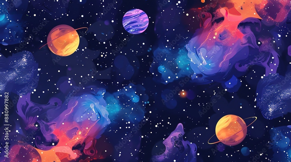 Space pattern wallpaper Space pattern wallpaper