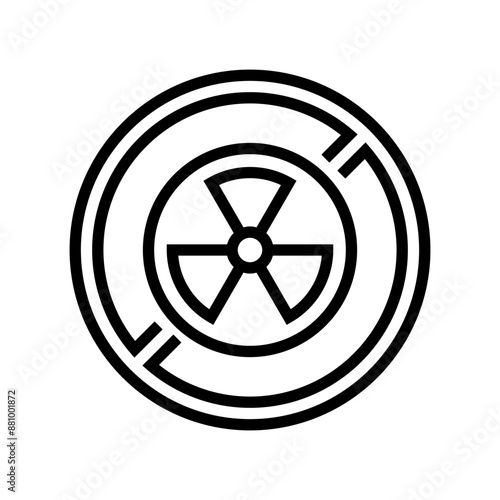zero toxins product label caution line icon vector. zero toxins product label caution sign. isolated contour symbol black illustration