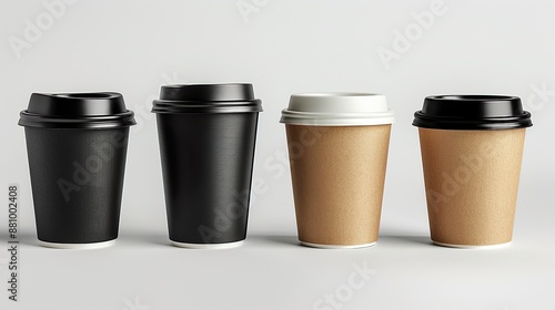 Wallpaper Mural Maqueta de vaso. Concepto de publicidad. Torontodigital.ca